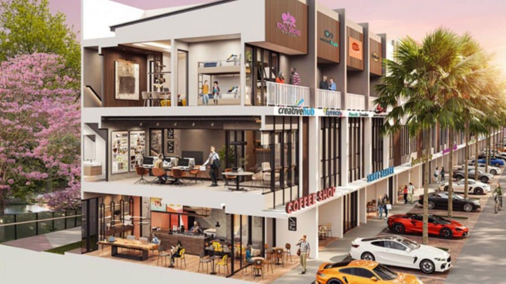 Shophouse the hive tanamera waterfront lippo cikarang