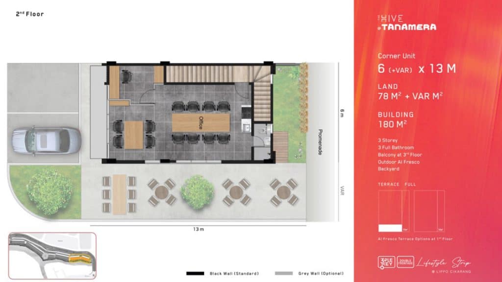 tipe corner 6x13 hive tanamera waterfront-2