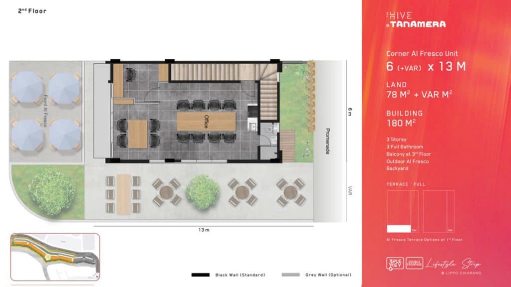 tipe corner 6x13 hive tanamera waterfront-5