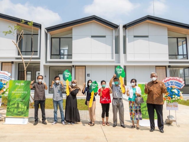 Serah terima rumah cluster rolling hills karawang jawa barat