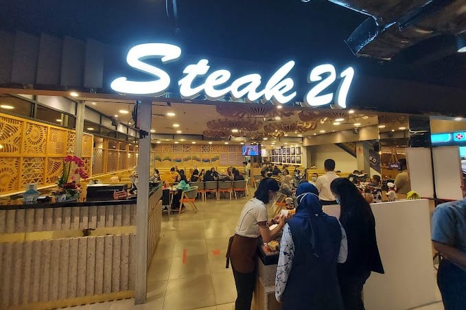 Lokasi Steak 21 Mall Lippo Cikarang